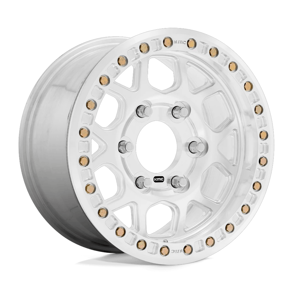 KMC KM444 MESA FORGED BEADLOCK 17x9 ET25 5x139.7 Raw Machined