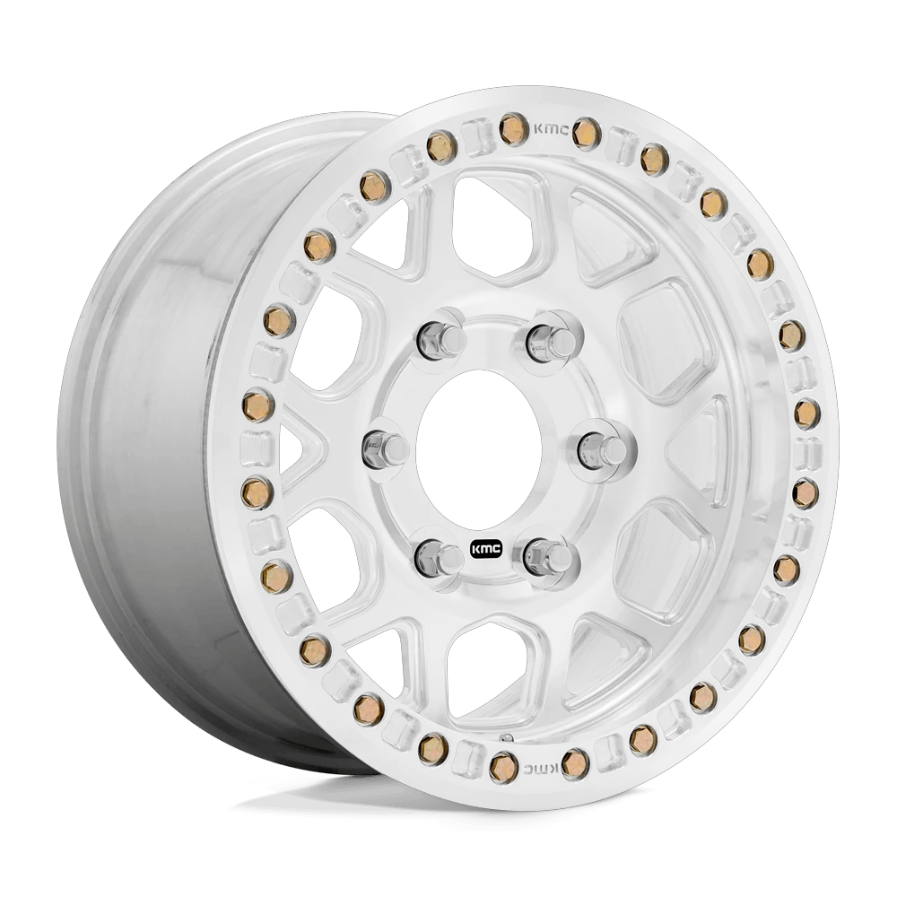 KMC KM444 MESA FORGED BEADLOCK 17x9 ET25 6x165.1 Raw Machined