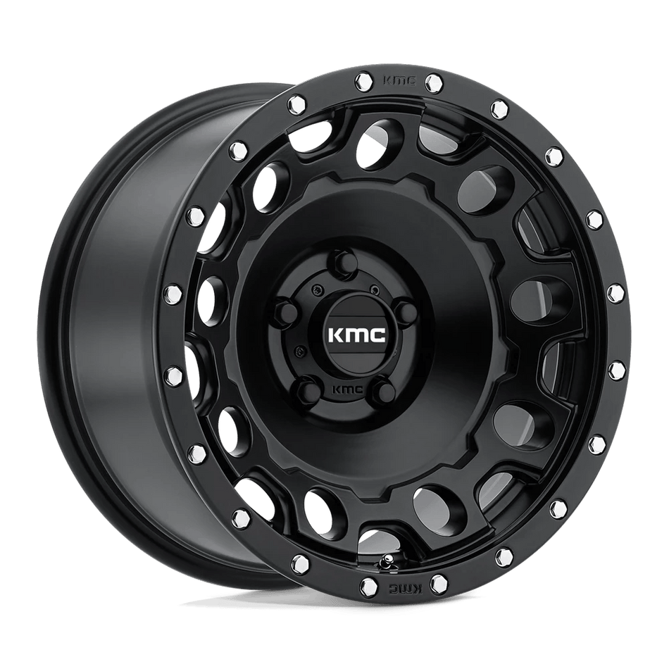 KMC KM529 HOLESHOT 17x8.5 ET34 5x127 Satin Black