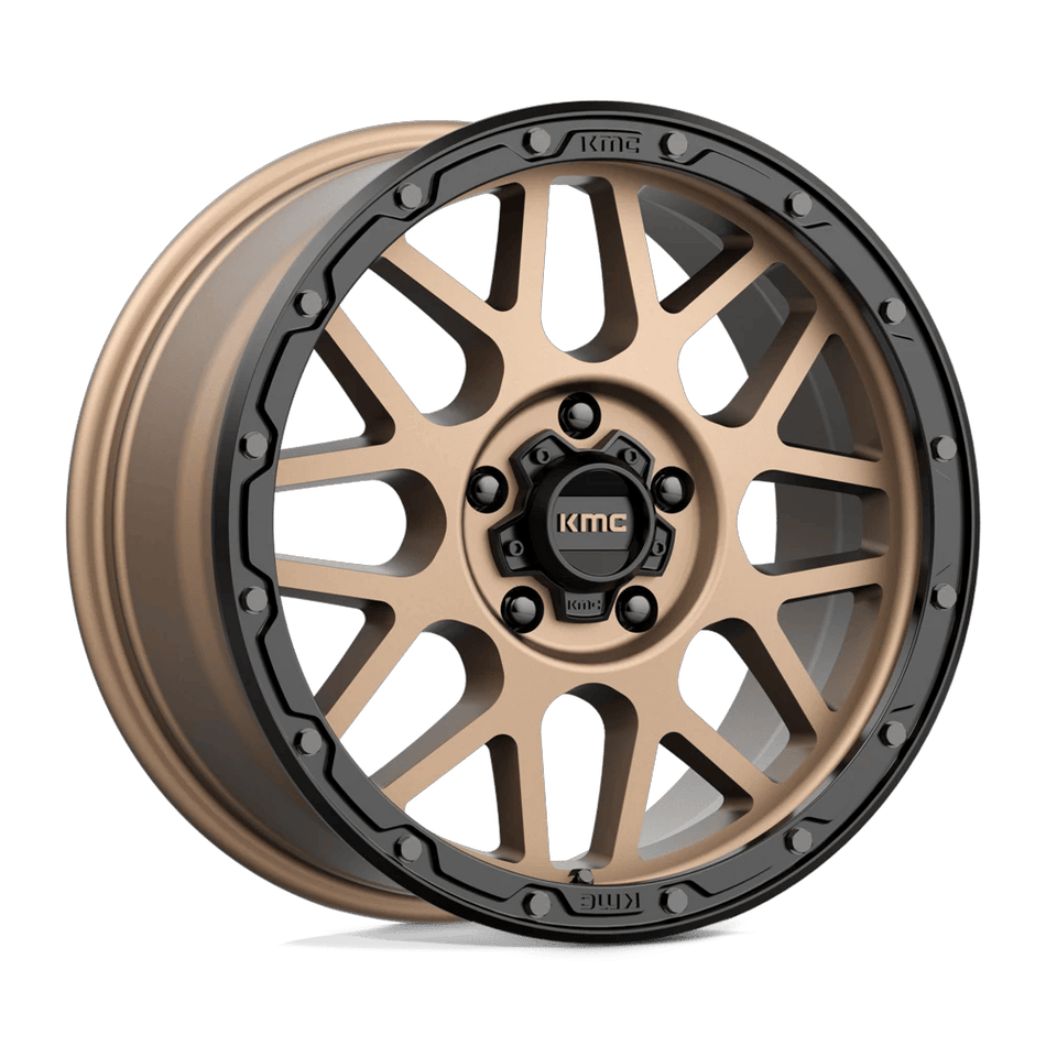 KMC KM535 GRENADE OFF-ROAD 18x8.5 ET35 5x127 Matte Bronze w/ Matte Black Lip