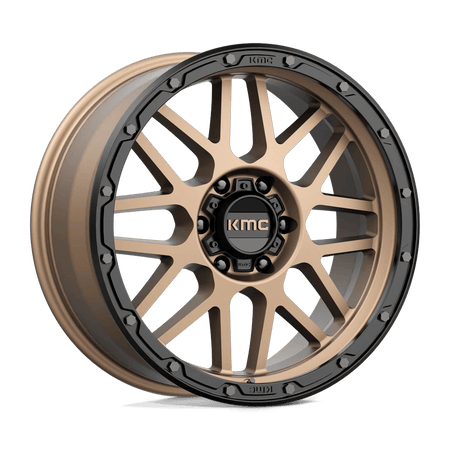 KMC KM535 GRENADE OFF-ROAD 20x9 ET18 6x139.7 Matte Bronze w/ Matte Black Lip