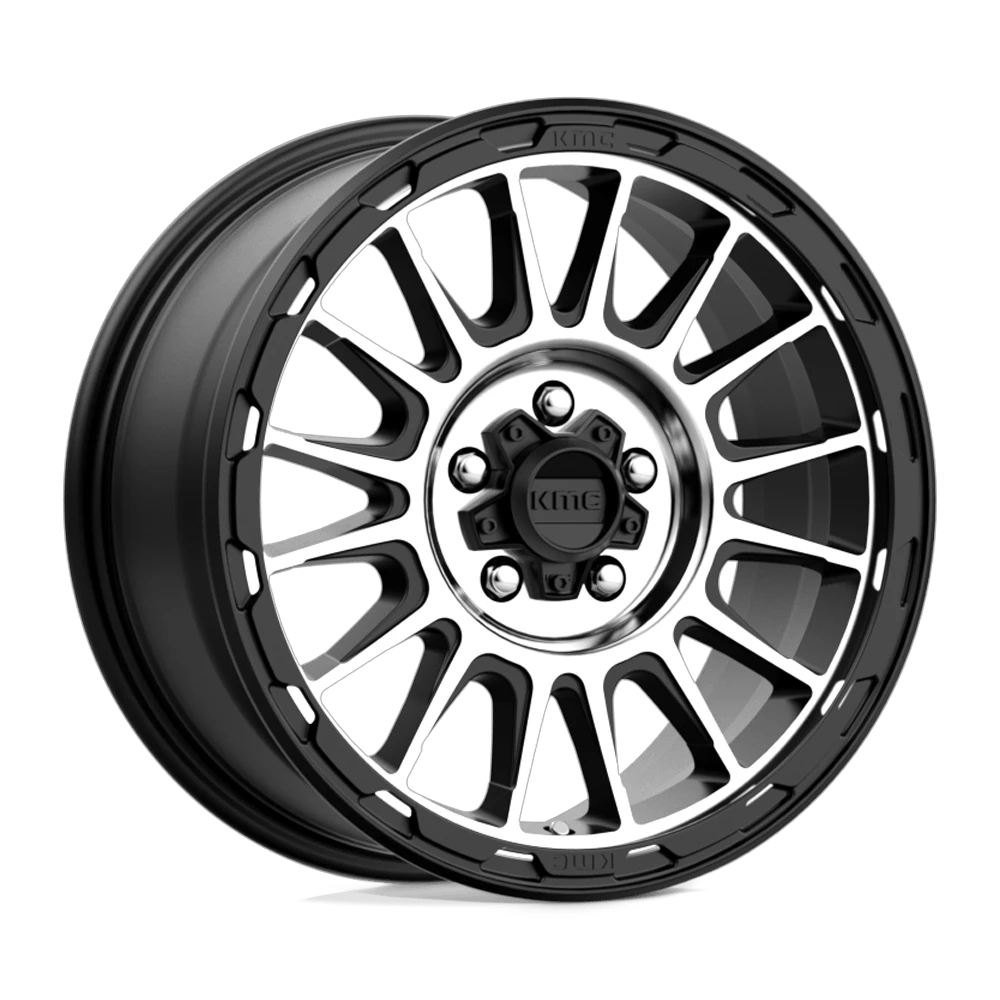 KMC KM542 IMPACT 17x8 ET35 5x114.3 Satin Black Machined
