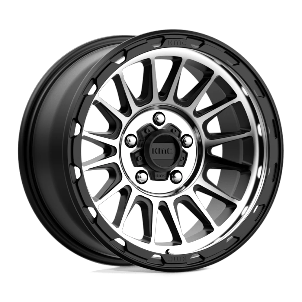 KMC KM542 IMPACT 17x8.5 ET0 5x127 Satin Black Machined