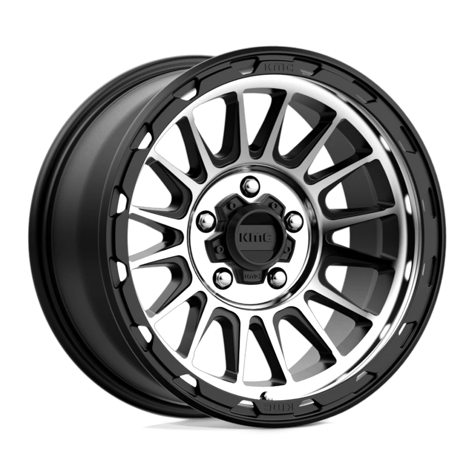 KMC KM542 IMPACT 17x8.5 ET0 5x127 Satin Black Machined