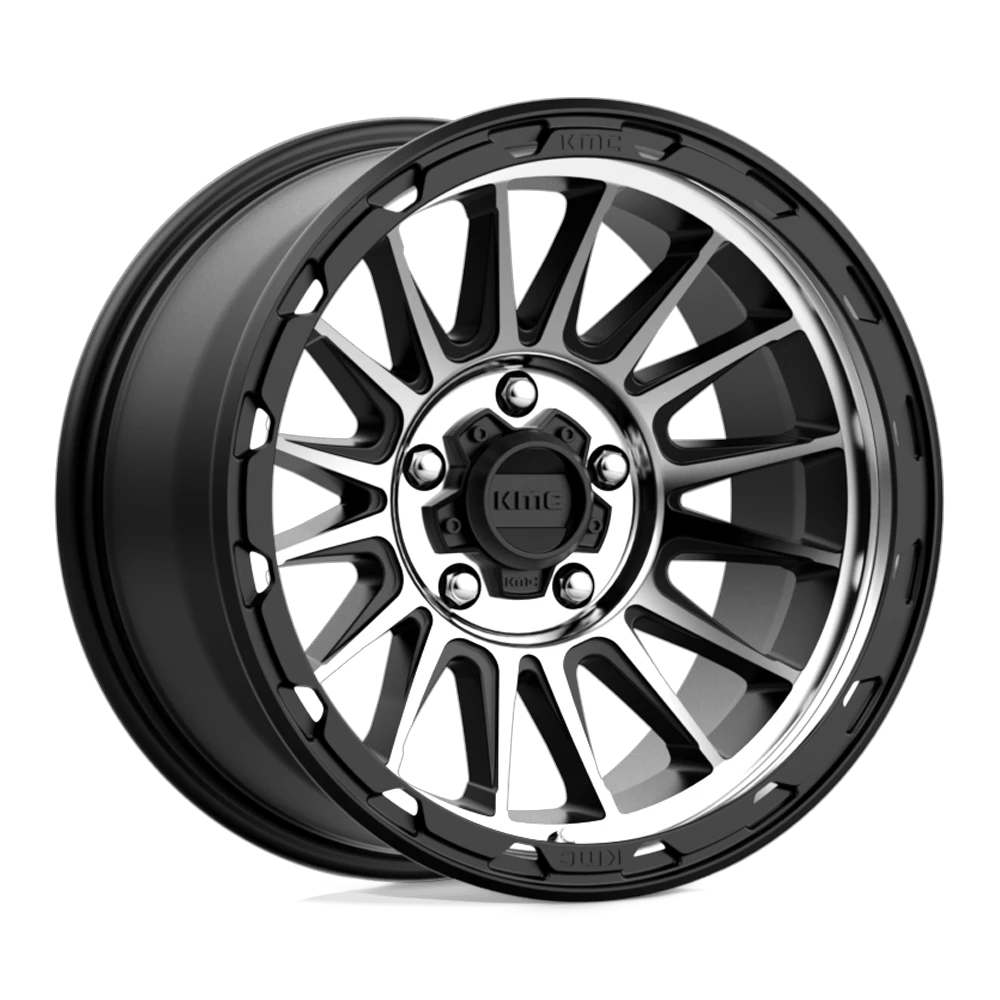KMC KM542 IMPACT 17x9 ET-12 5x127 Satin Black Machined