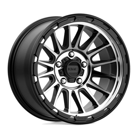 KMC KM542 IMPACT 17x9 ET-12 5x127 Satin Black Machined
