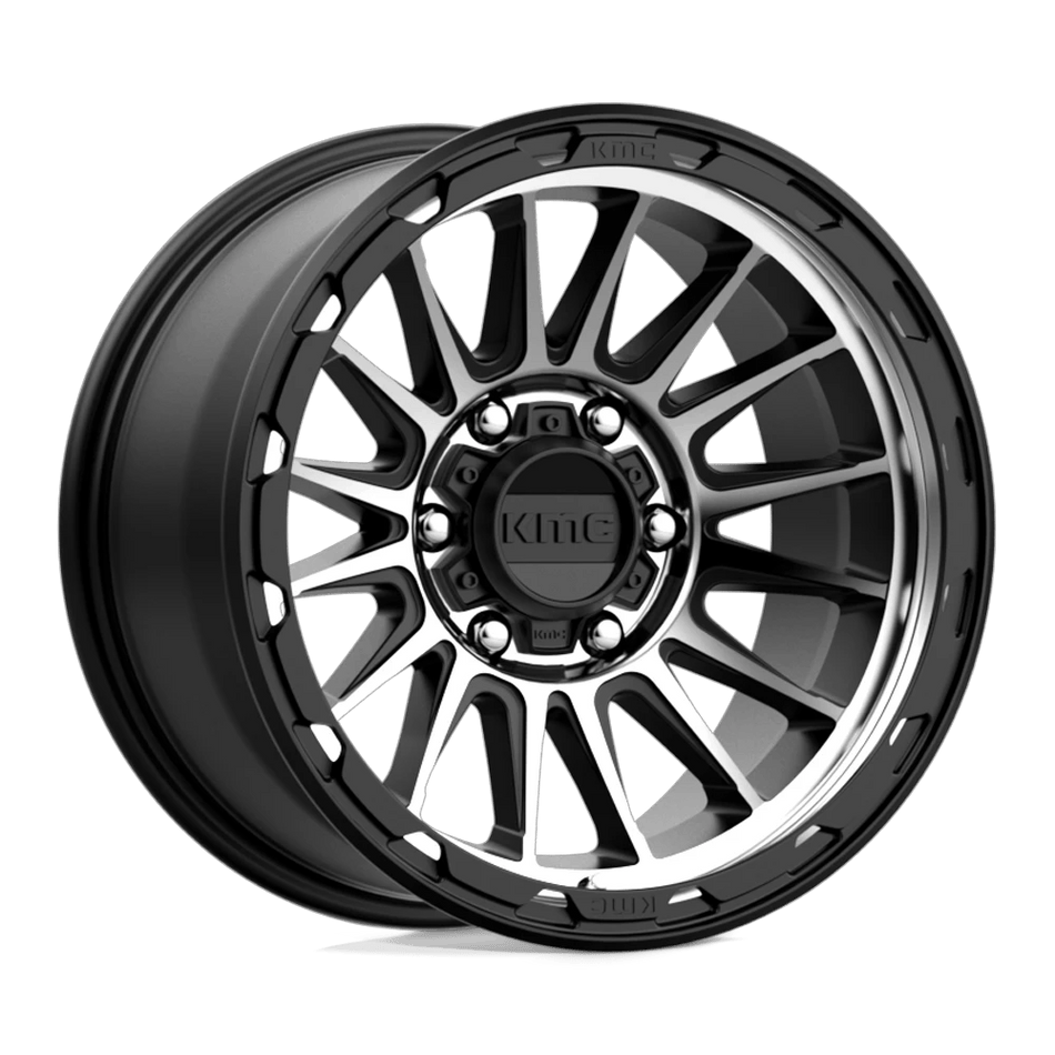 KMC KM542 IMPACT 17x9 ET-12 6x139.7 Satin Black Machined