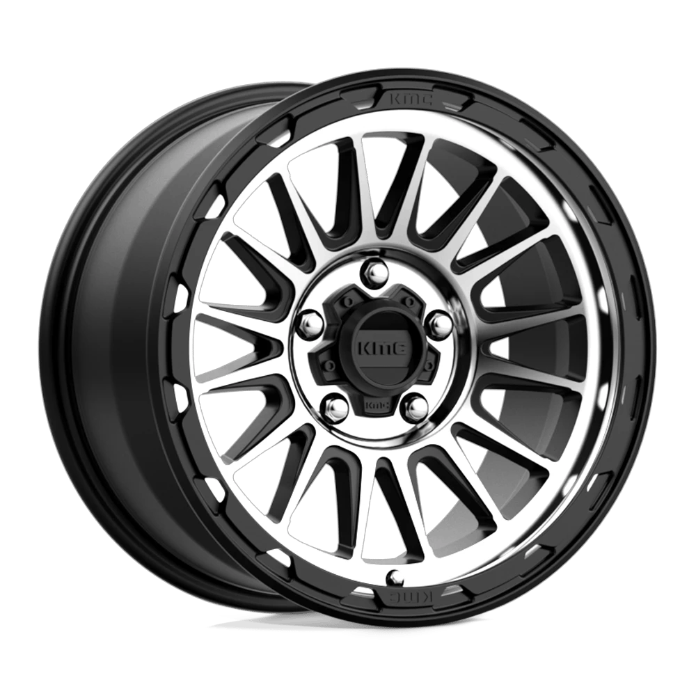 KMC KM542 IMPACT 17x9 ET18 5x127 Satin Black Machined