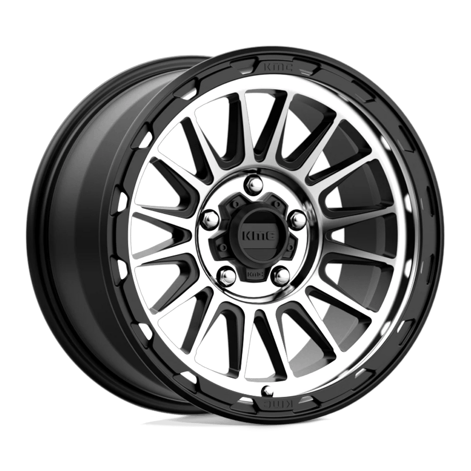 KMC KM542 IMPACT 17x9 ET18 5x127 Satin Black Machined