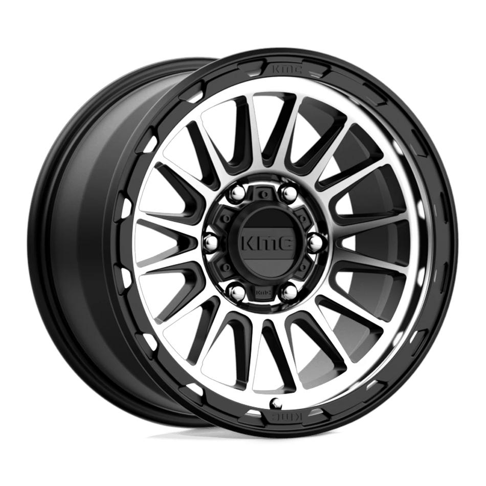 KMC KM542 IMPACT 17x9 ET18 6x114.3 Satin Black Machined