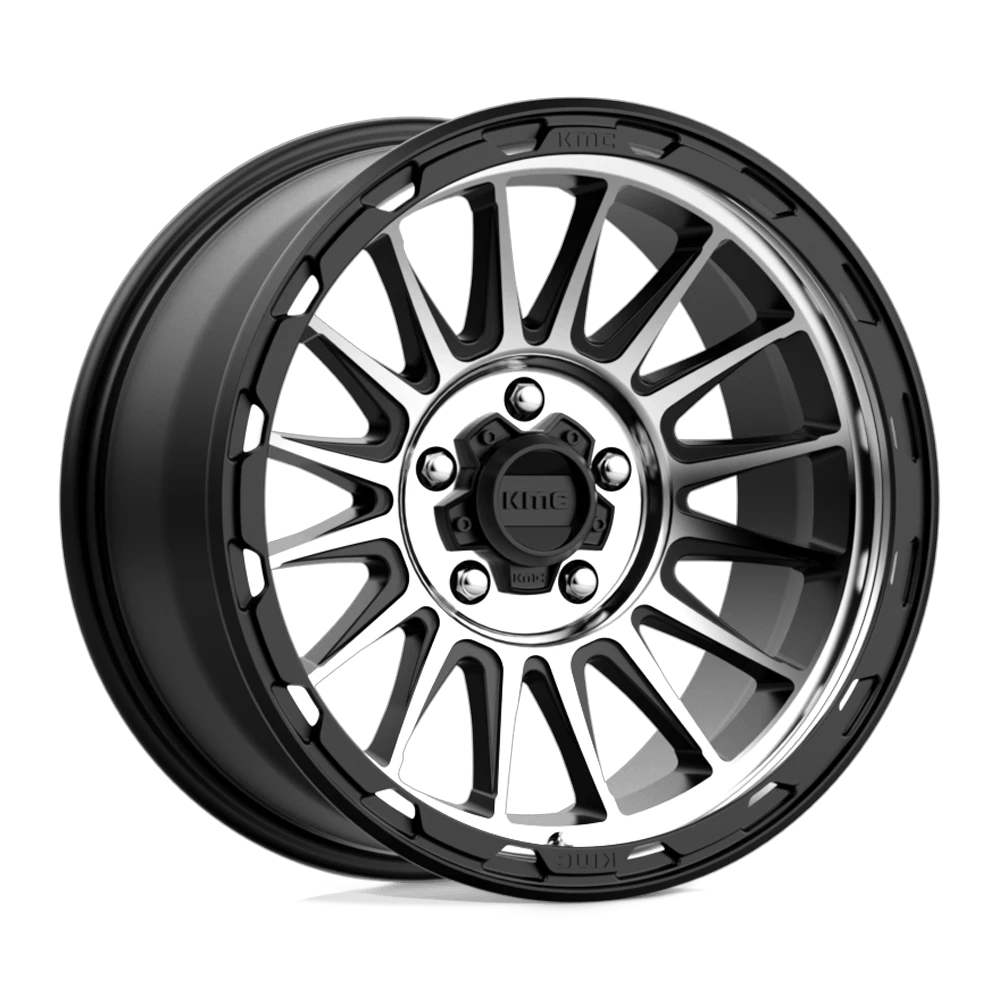KMC KM542 IMPACT 18x9 ET0 5x127 Satin Black Machined