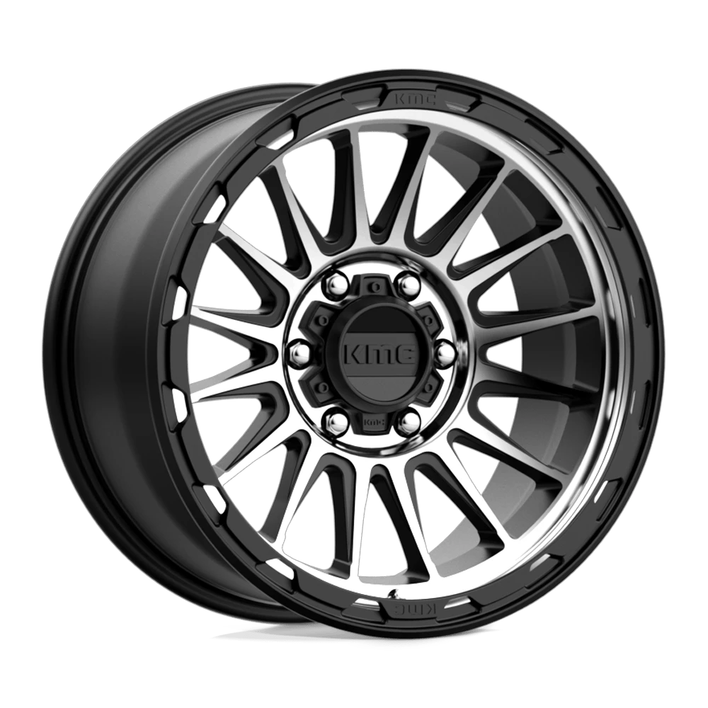 KMC KM542 IMPACT 18x9 ET0 6x139.7 Satin Black Machined