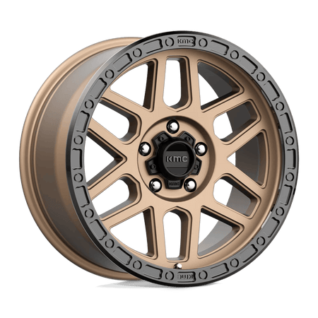 KMC KM544 MESA 18x9 ET25 5x150 Matte Bronze w/ Black Lip
