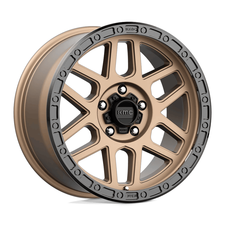 KMC KM544 MESA 18x9 ET25 5x150 Matte Bronze w/ Black Lip