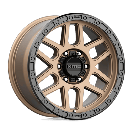 KMC KM544 MESA 18x9 ET18 6x114.3 Matte Bronze w/ Black Lip