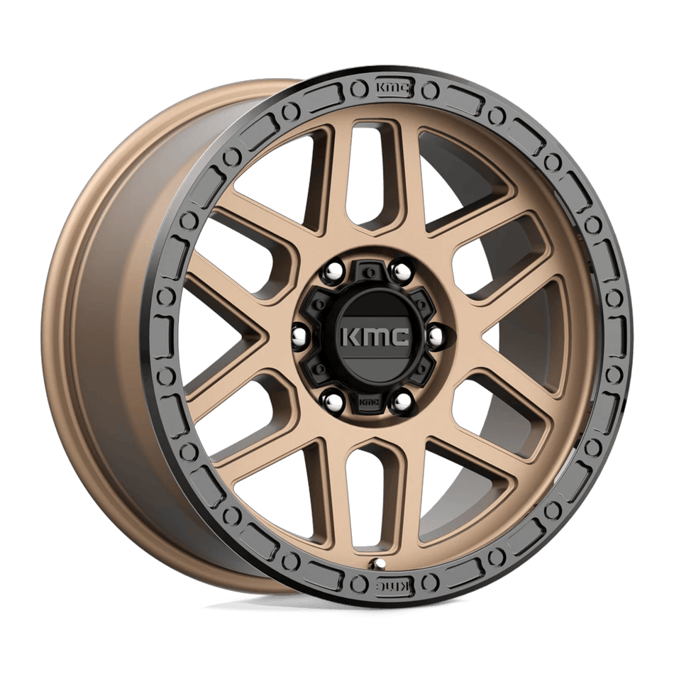 KMC KM544 MESA 18x9 ET18 6x114.3 Matte Bronze w/ Black Lip
