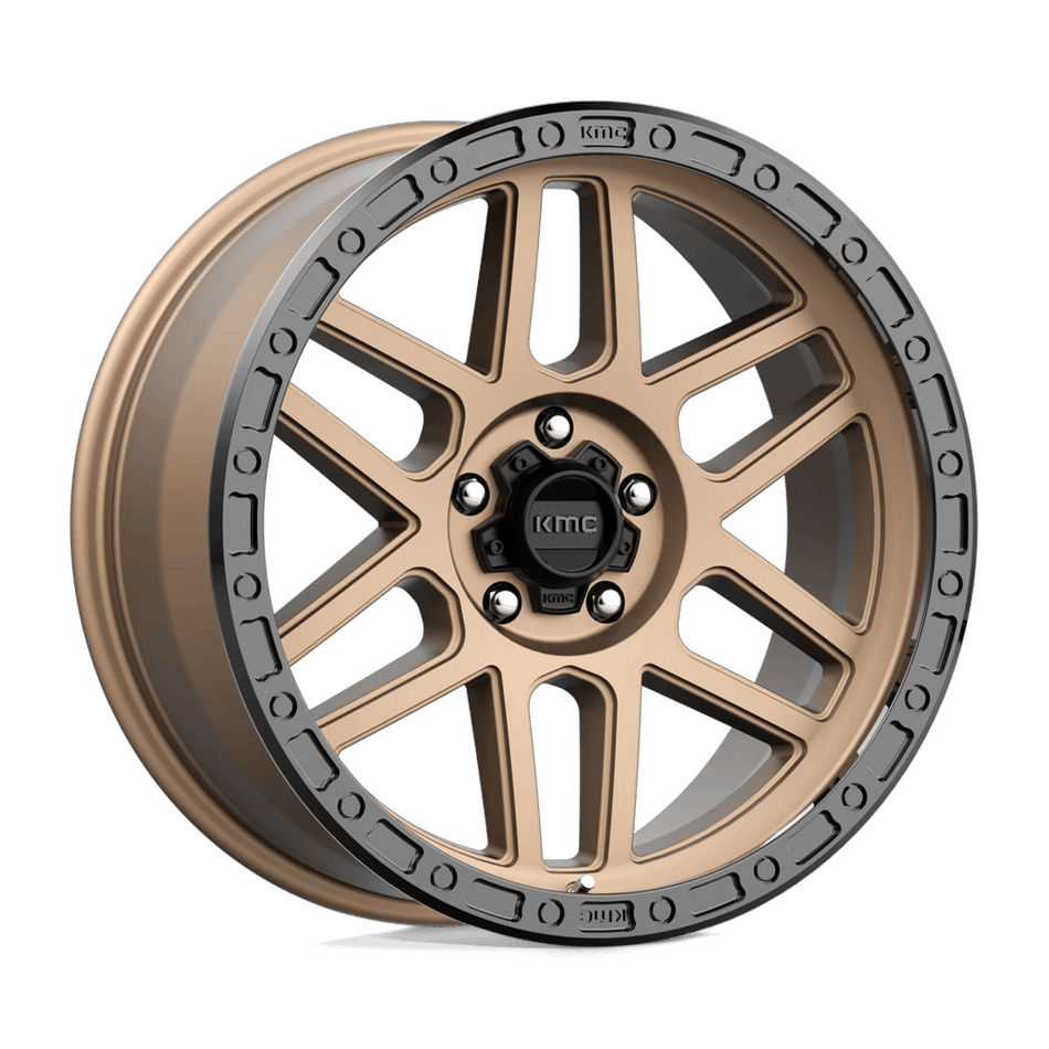 KMC KM544 MESA 17x9 ET-12 5x150 Matte Bronze w/ Black Lip