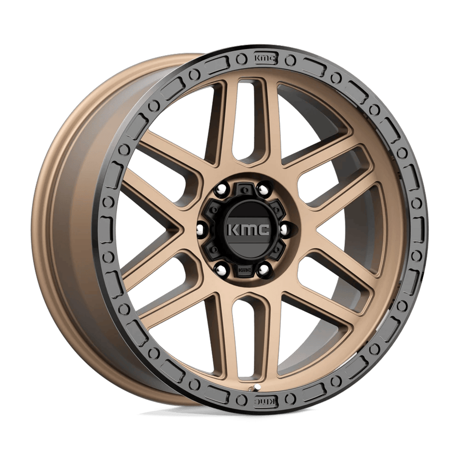 KMC KM544 MESA 20x9 ET0 6x135 Matte Bronze w/ Black Lip