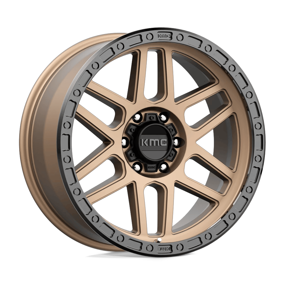 KMC KM544 MESA 20x9 ET0 6x139.7 Matte Bronze w/ Black Lip