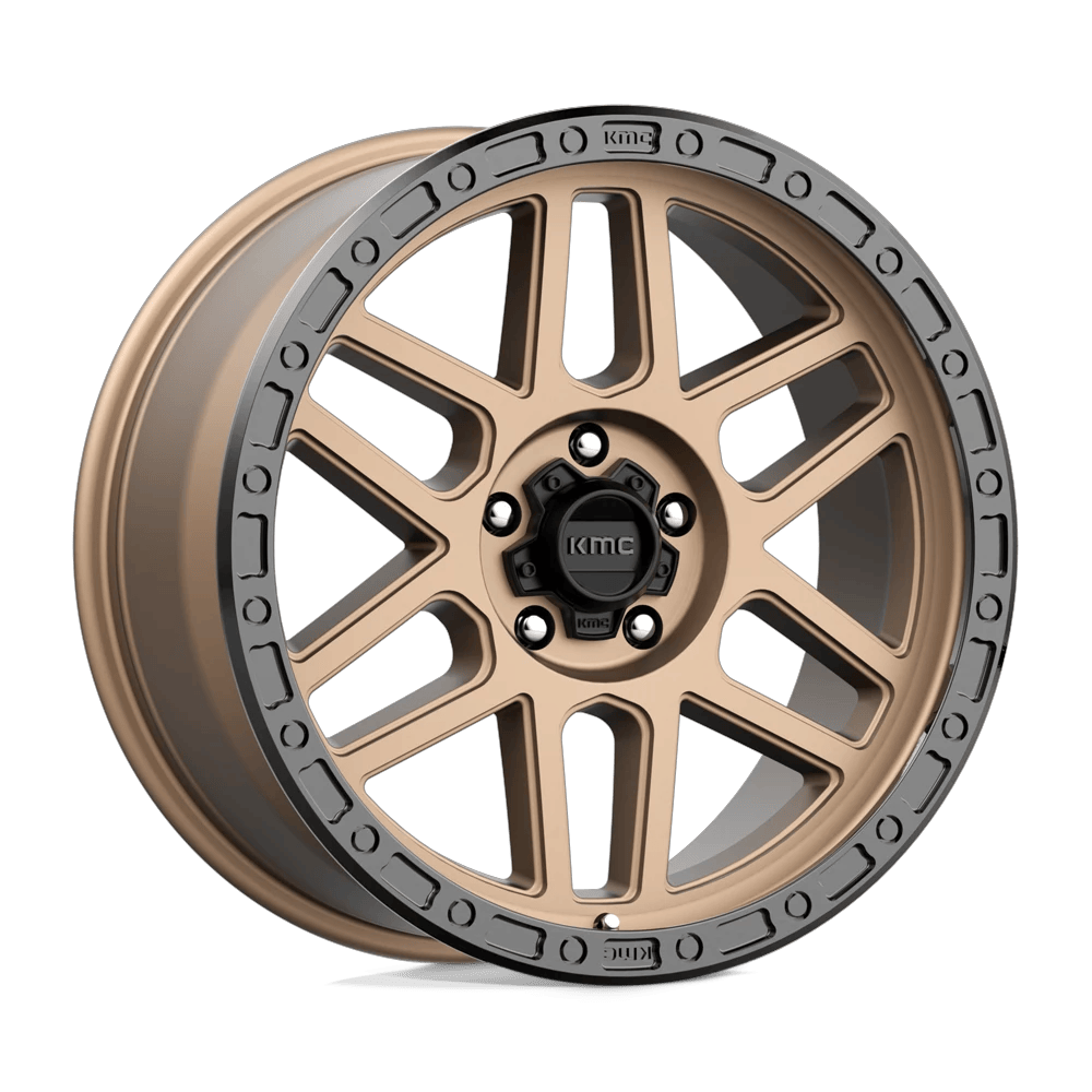 KMC KM544 MESA 20x9 ET18 5x127 Matte Bronze w/ Black Lip