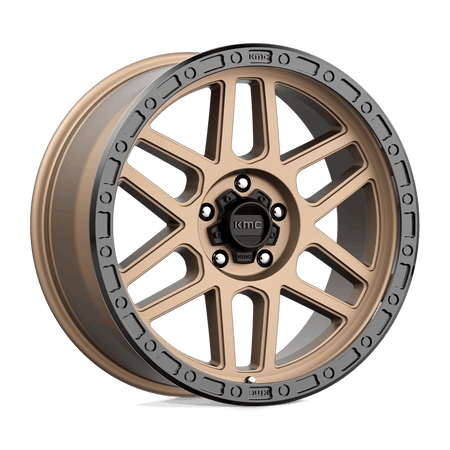 KMC KM544 MESA 20x9 ET18 5x127 Matte Bronze w/ Black Lip