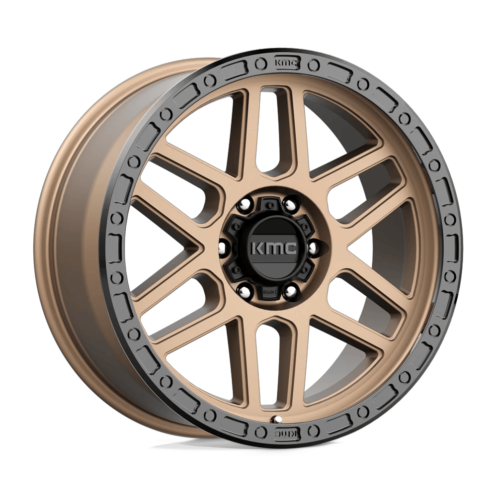 KMC KM544 MESA 17x9 ET-12 6x139.7 Matte Bronze w/ Black Lip