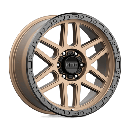 KMC KM544 MESA 17x9 ET-12 6x139.7 Matte Bronze w/ Black Lip