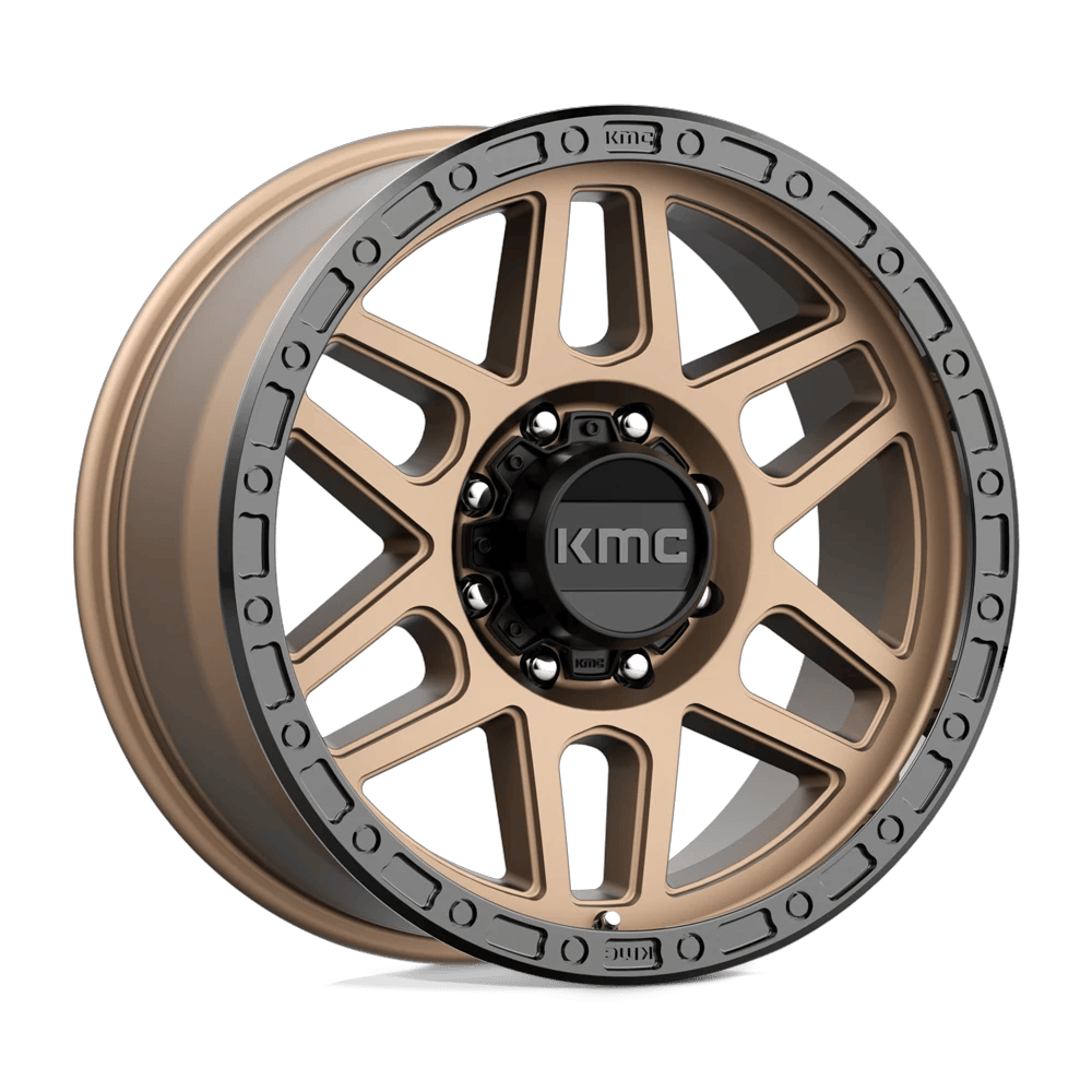 KMC KM544 MESA 20x9 ET18 8x180 Matte Bronze w/ Black Lip