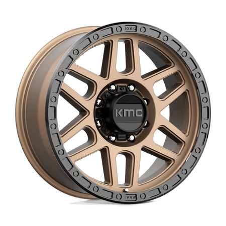 KMC KM544 MESA 17x9 ET18 8x165.1 Matte Bronze w/ Black Lip