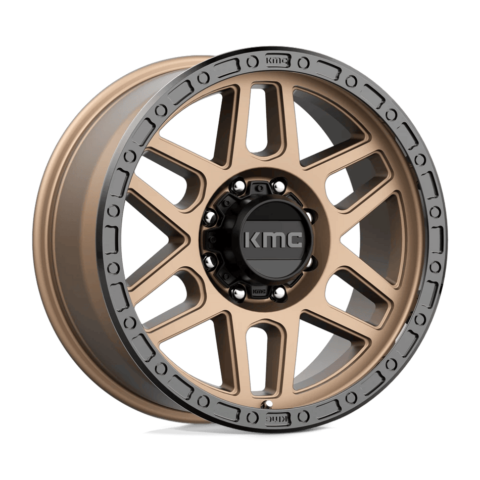 KMC KM544 MESA 17x9 ET18 8x165.1 Matte Bronze w/ Black Lip