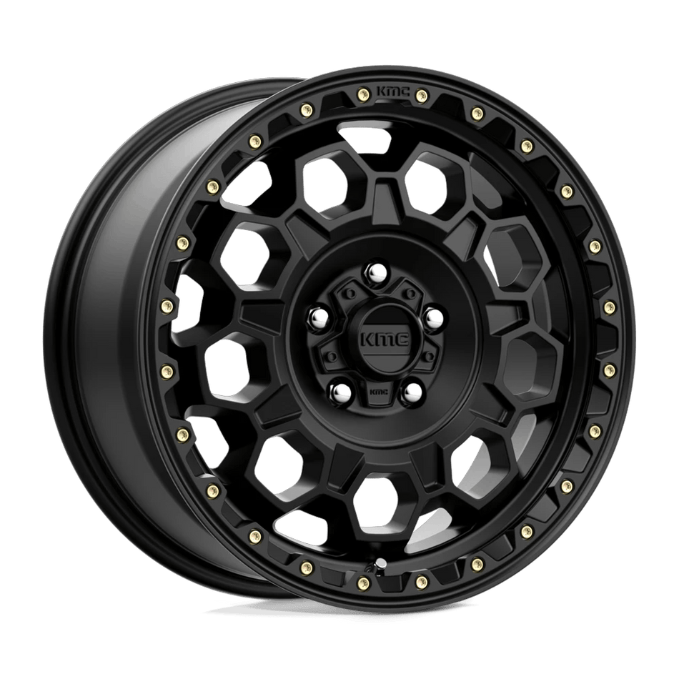 KMC KM545 TREK 17x8 ET35 5x114.3 Satin Black