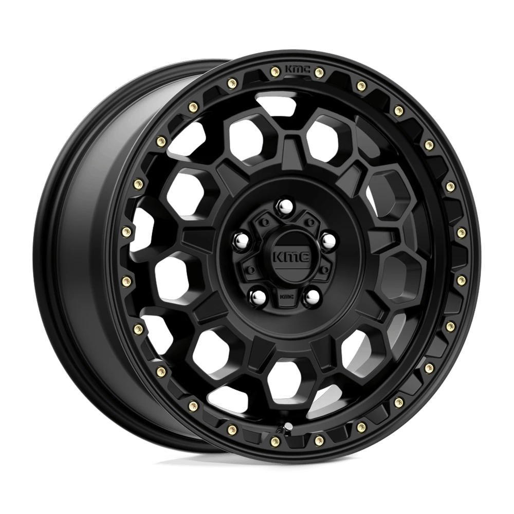 KMC KM545 TREK 17x8 ET20 6x139.7 Satin Black