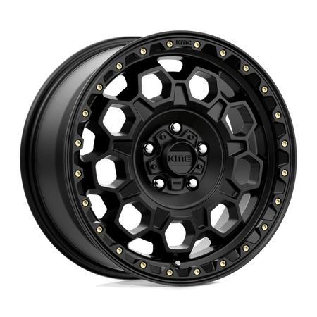 KMC KM545 TREK 17x8 ET20 6x139.7 Satin Black