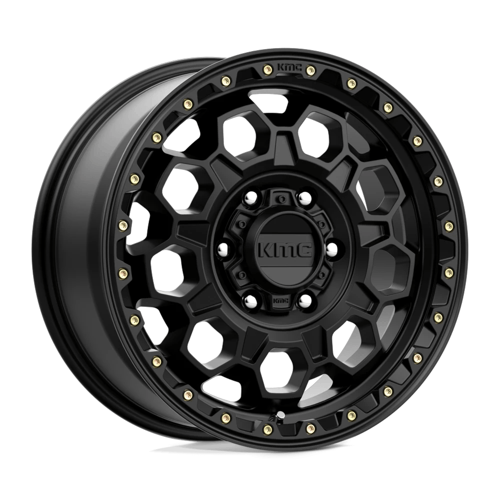 KMC KM545 TREK 17x8 ET35 6x139.7 Satin Black