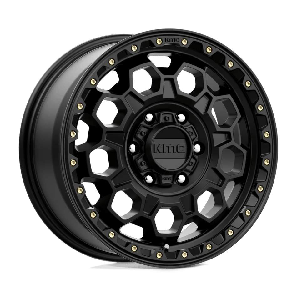 KMC KM545 TREK 17x8 ET35 6x139.7 Satin Black