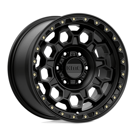 KMC KM545 TREK 17x9 ET0 6x139.7 Satin Black