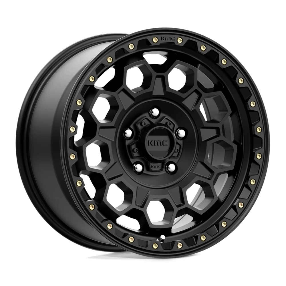 KMC KM545 TREK 17x9 ET18 5x127 Satin Black