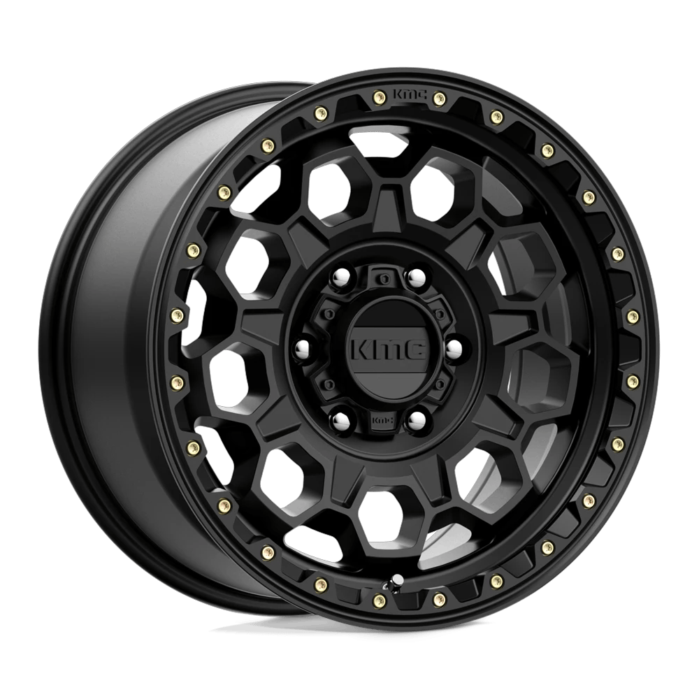 KMC KM545 TREK 17x9 ET18 6x139.7 Satin Black