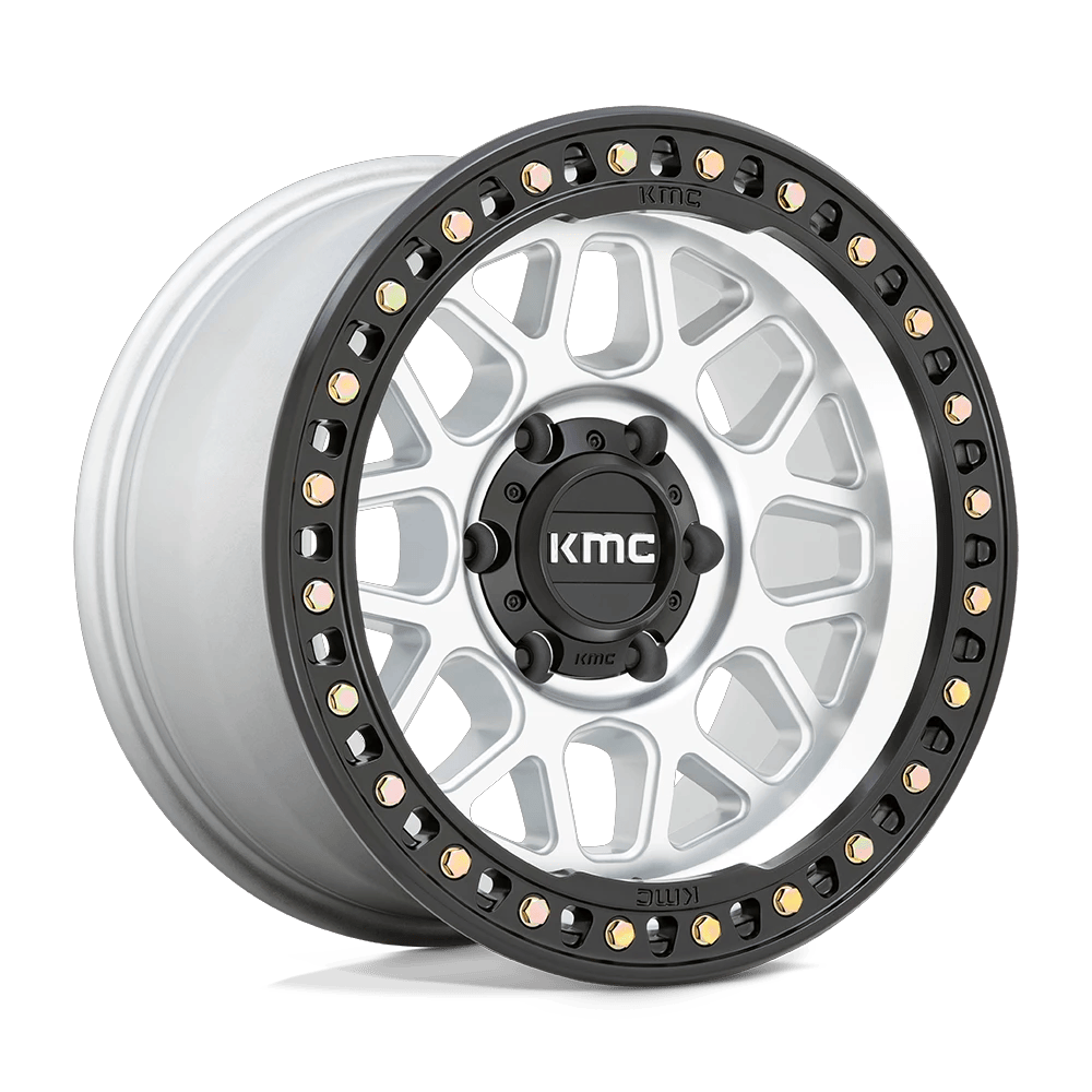 KMC KM549 GRS 20x9 ET0 5x127 Machined w/ Satin Black Lip