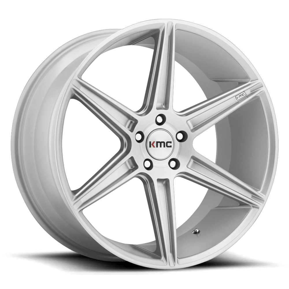 KMC KM711 PRISM 20x10.5 ET45 5x114.3 Brushed Silver