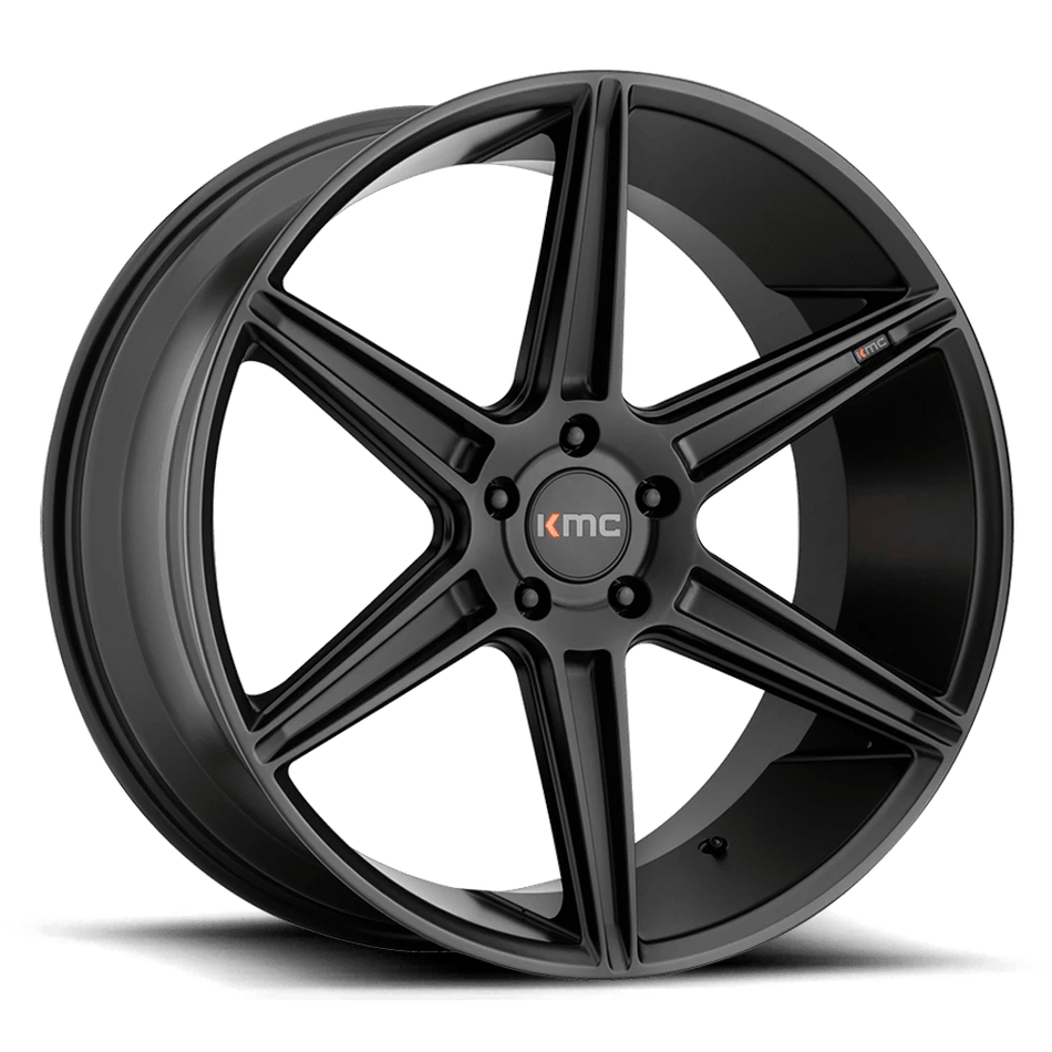 KMC KM711 PRISM 20x10.5 ET45 5x114.3 Satin Black