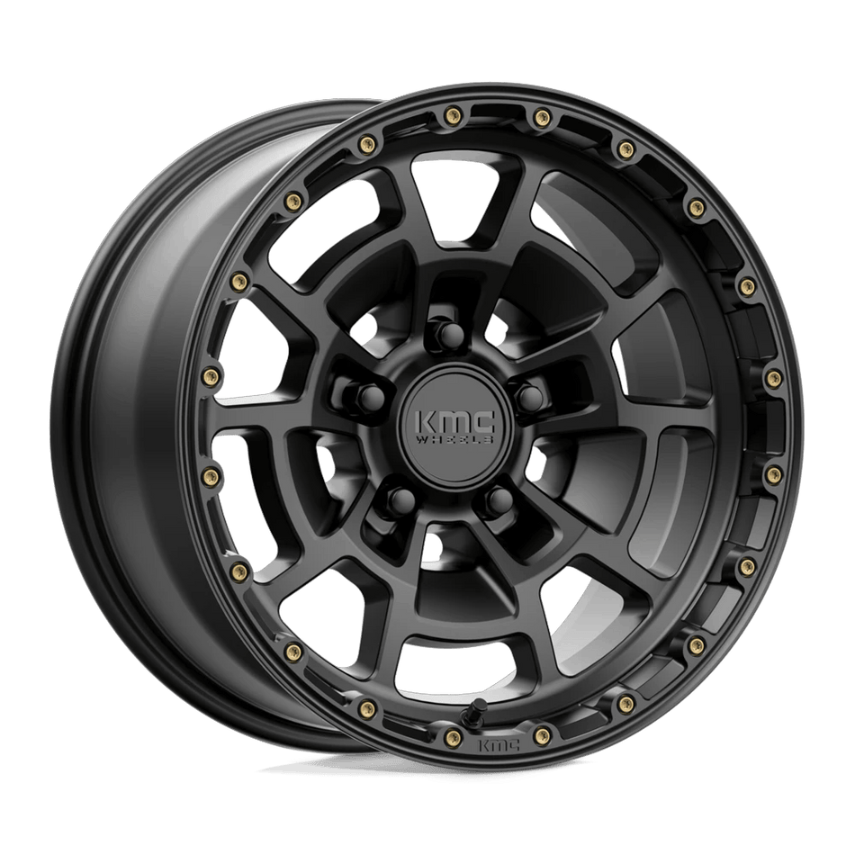 KMC KM718 SUMMIT 17x8.5 ET0 5x127 Satin Black