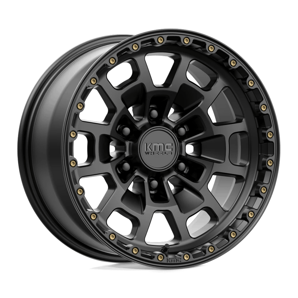 KMC KM718 SUMMIT 17x8.5 ET0 6x135 Satin Black