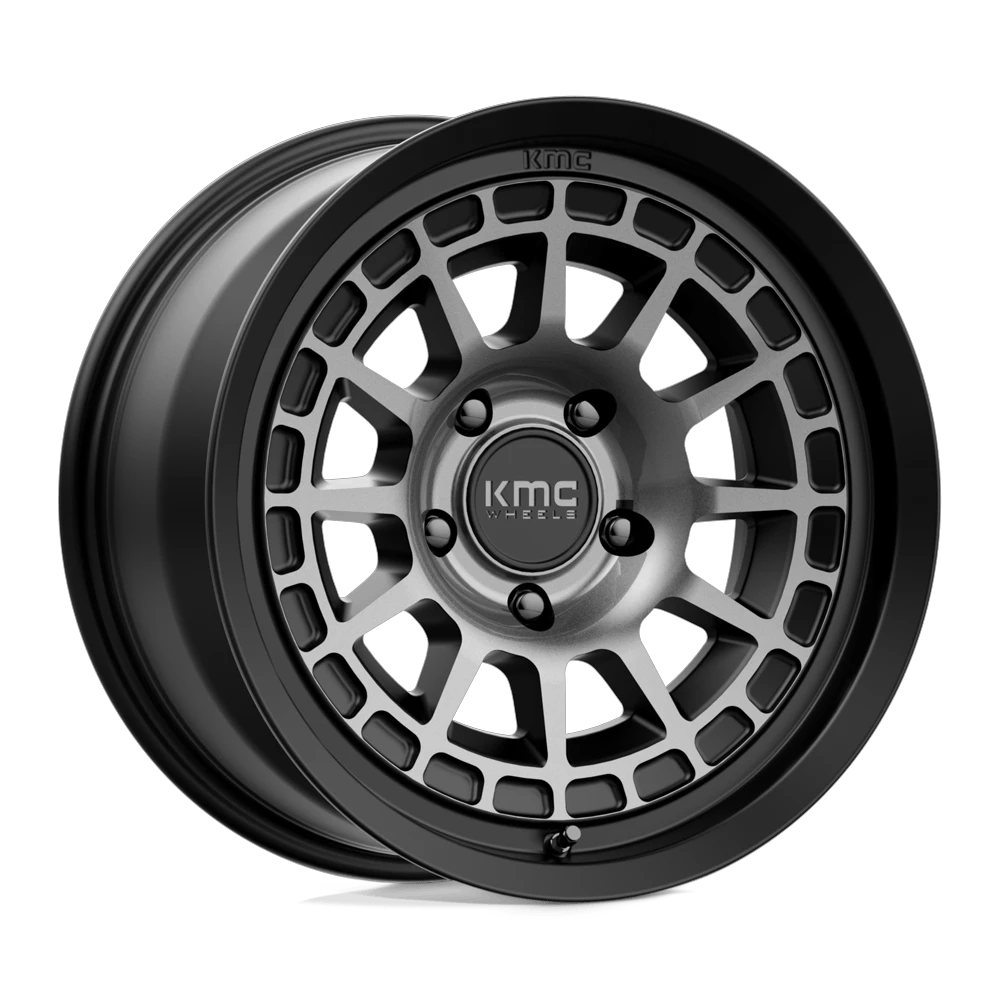 KMC KM719 CANYON 17x8.5 ET0 5x127 Satin Black w/ Gray Tint