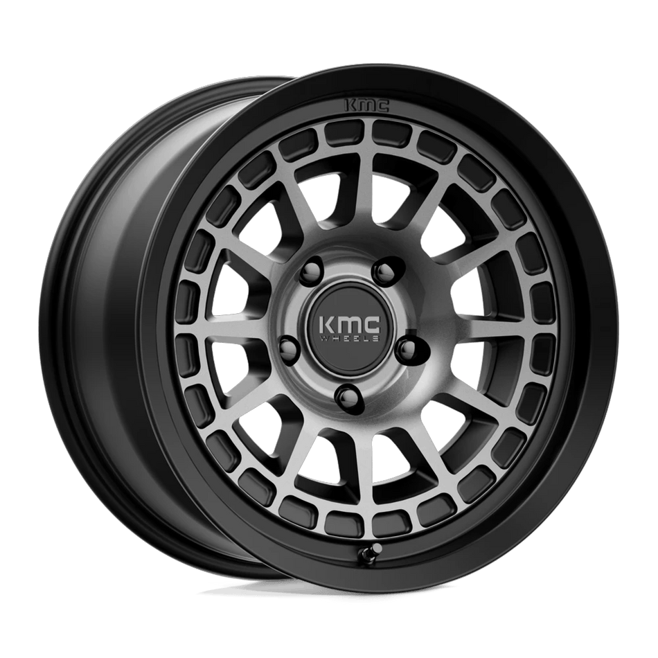 KMC KM719 CANYON 17x8.5 ET0 5x127 Satin Black w/ Gray Tint