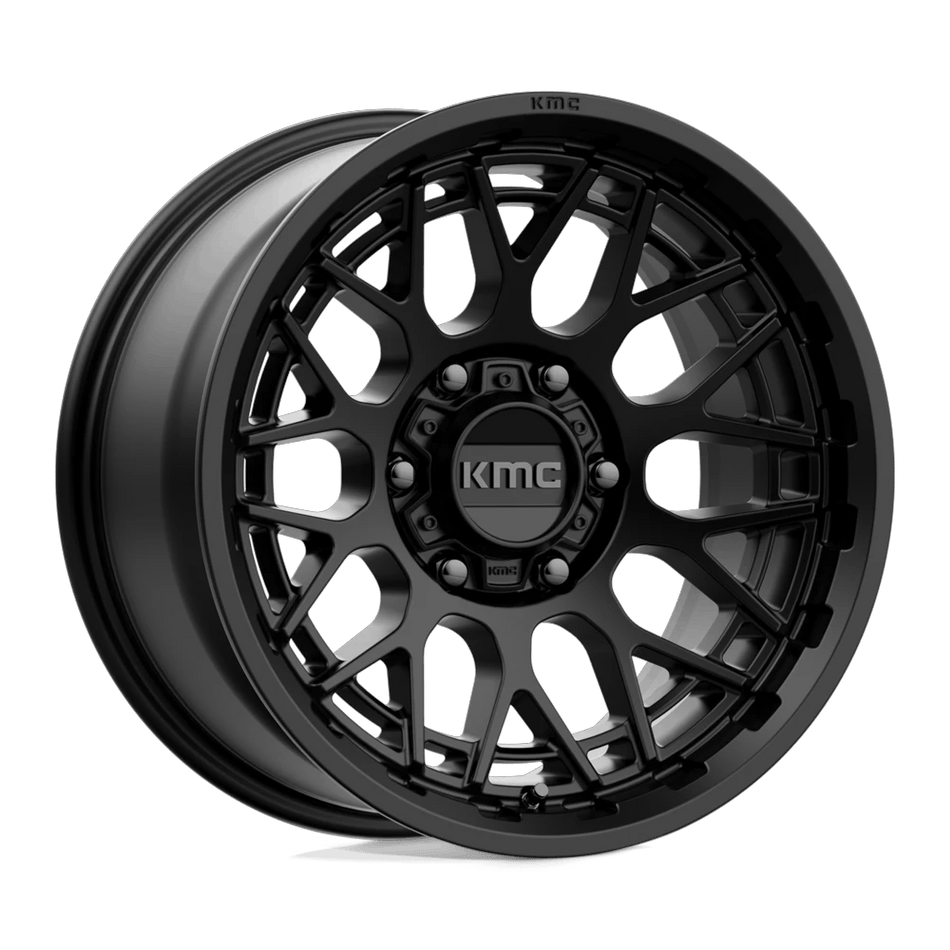 KMC KM722 TECHNIC 17x8.5 ET0 6x139.7 Satin Black