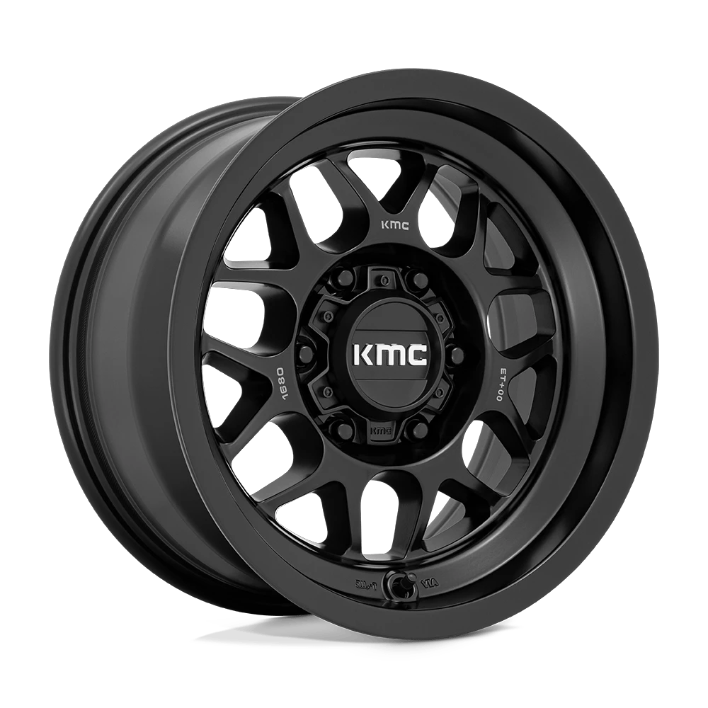 KMC KM725 TERRA 16x8 ET0 6x139.7 Satin Black