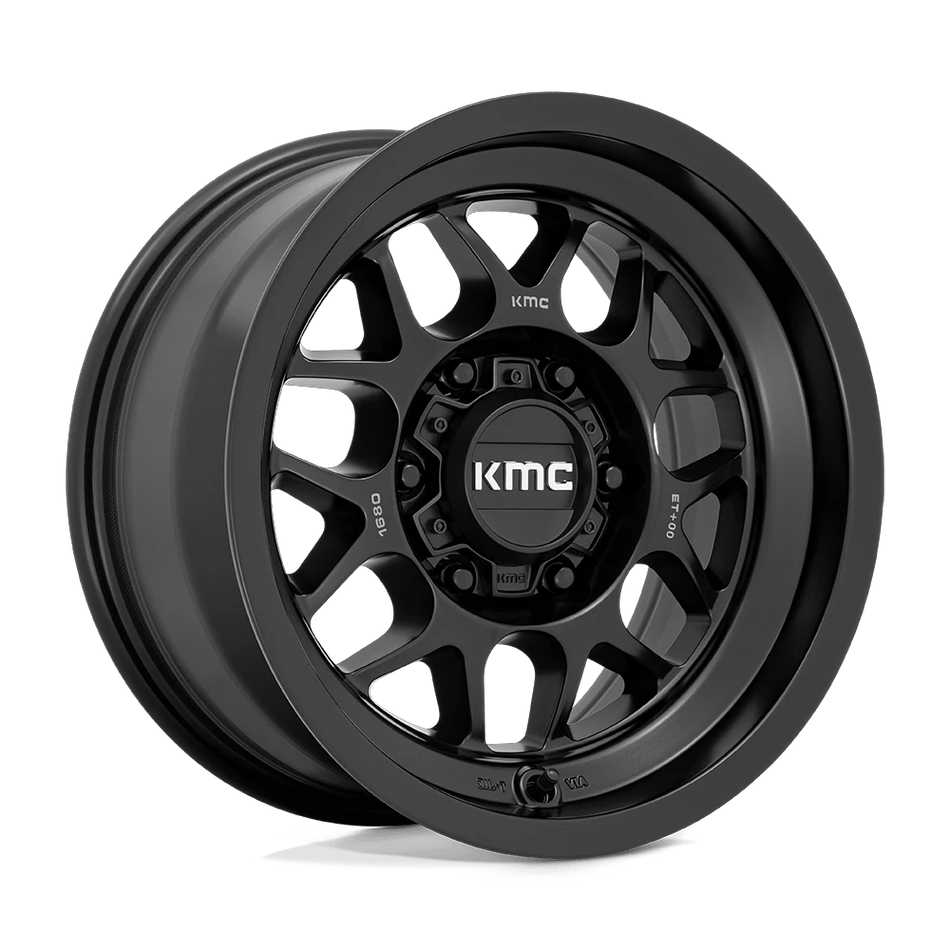 KMC KM725 TERRA 16x8 ET0 6x139.7 Satin Black