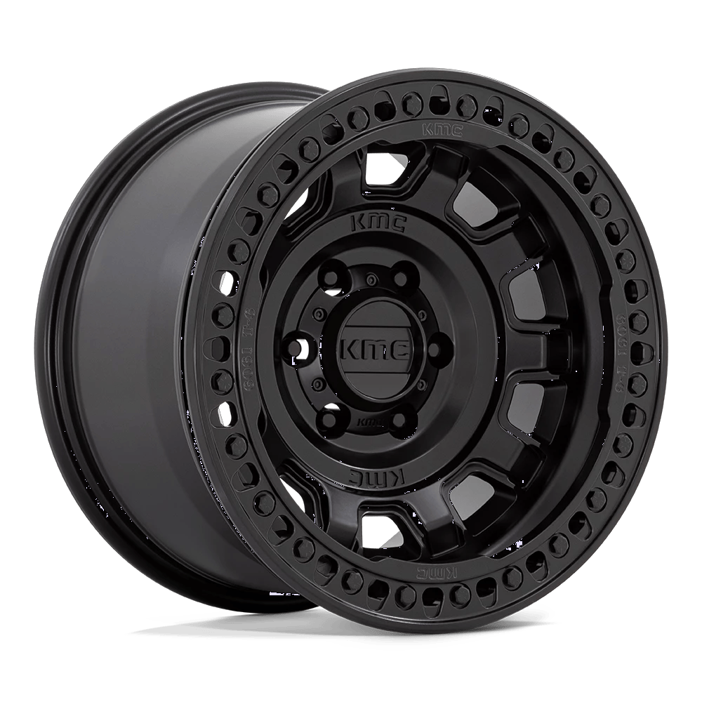 KMC KM236 TANK BEADLOCK 17x9 ET-38 5x127 Satin Black