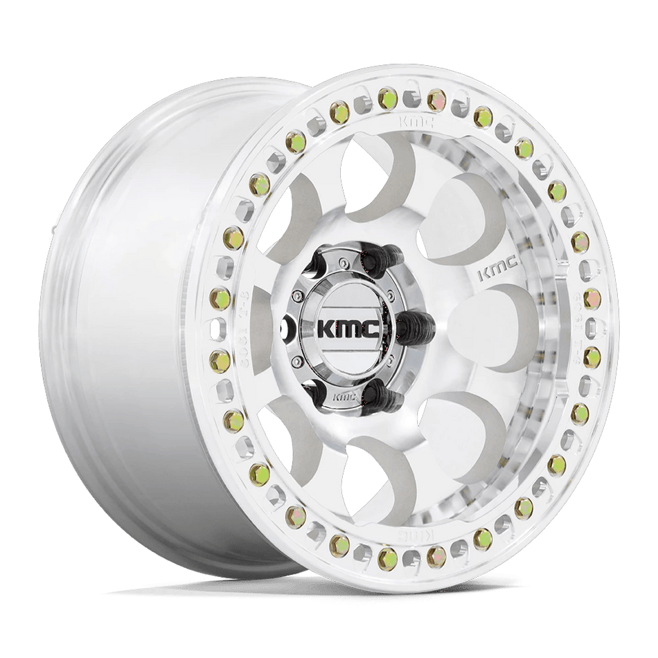 KMC KM237 RIOT BEADLOCK 17x9 ET-38 6x139.7 Machined